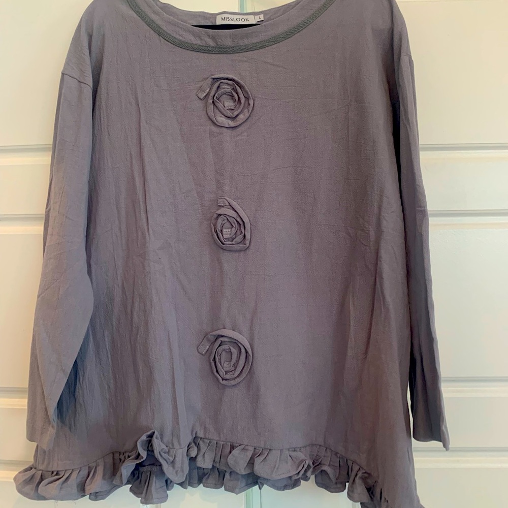 Lilac trendy top